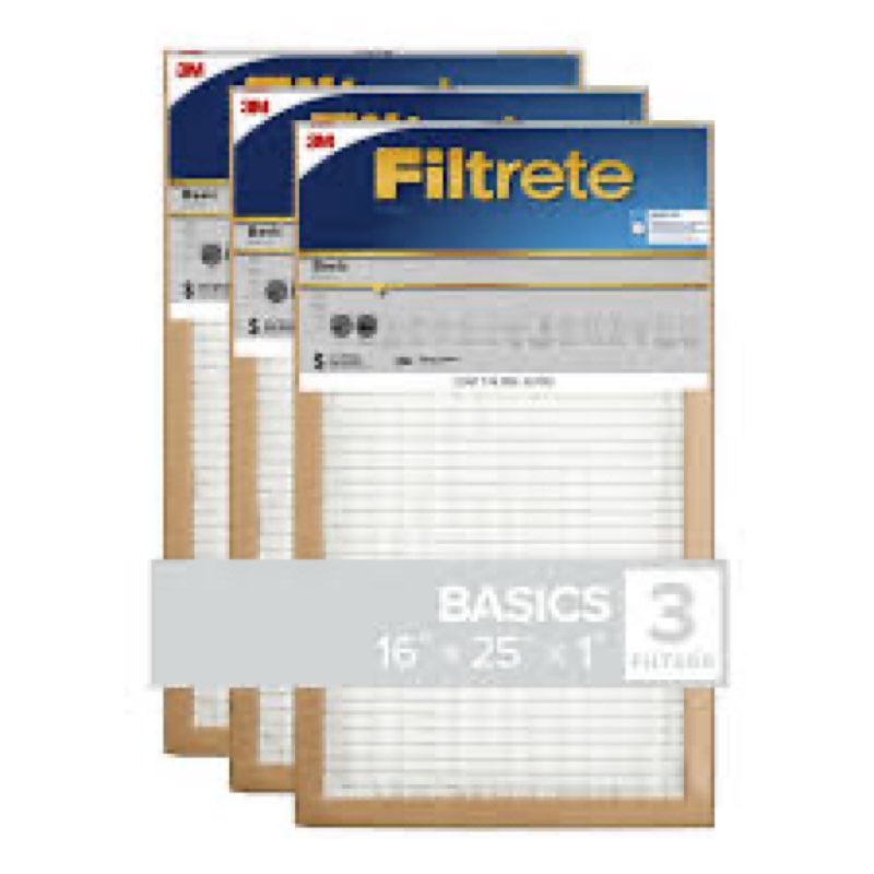 3m filtrete 16x25x1 