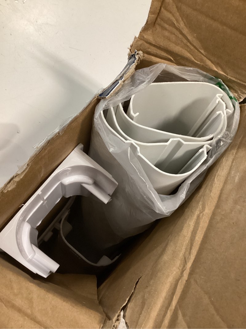 Condition photo showing As Is for ductlessaire - mini split line set cover kit - paintable mini split cover for air conditioner & mini split ac/heating system - durable protection - ideal for indoor & outdoor use (white, 3" x 7.5 ft) white 3 x 7.5 in