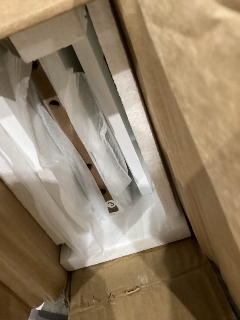 Condition photo showing Good Condition for choochoo narrow bathroom storage cabinet with adjustable shelves, tall storage cabinet with 2 doors and 1 drawer, freestanding cupboard for small spaces, white white 7.87"d x 7.87"w x 70.87"h