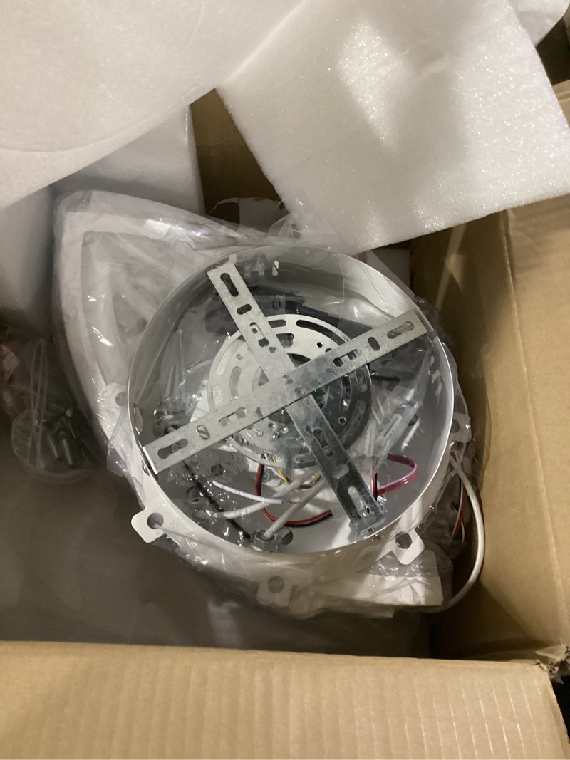 Condition photo showing Good Condition for 35" ceiling fans with lights and remote,low profile ceiling fan 6 speed super quiet reversible motor,modern ceiling fan with 3 color stepless dimmable for bedroom/living room/kids room(white) white2