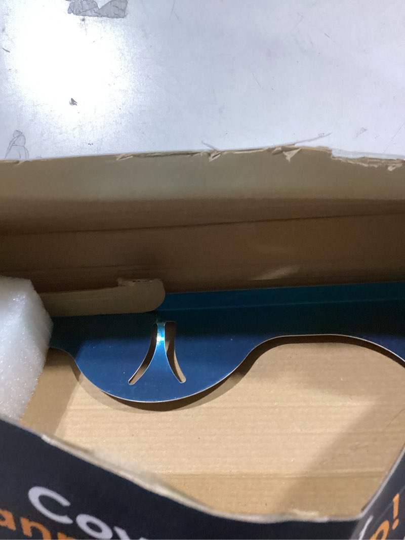 Condition photo showing Good Condition for Linda’s Essentials Stove Gap Covers Stainless Steel (2 Pack), 316 Stainless Steel Stove Gap Covers Heat Resistant Oven Gap Filler Seals Spaces Between Stovetop and Counter (23.4 Inches, Silver(Steel)) 23.4 Inches Silver (Steel)