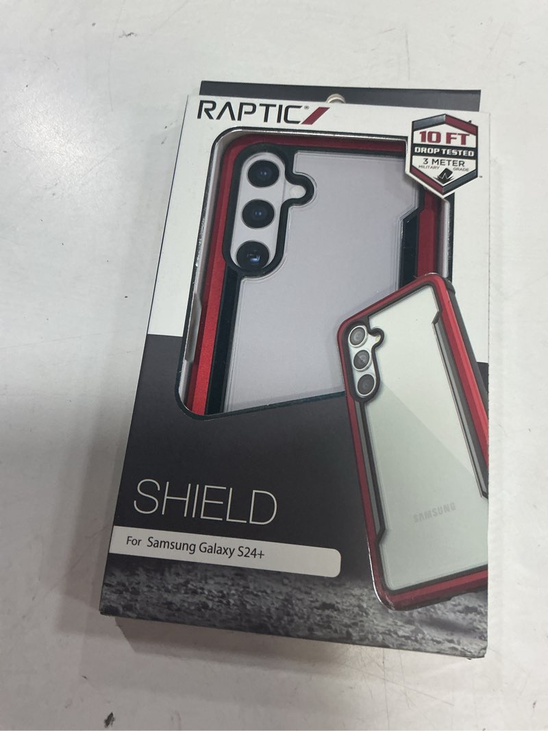 Condition photo showing New/Like New for raptic shield case compatible with samsung galaxy s24+ plus–shockproof military grade protection, du