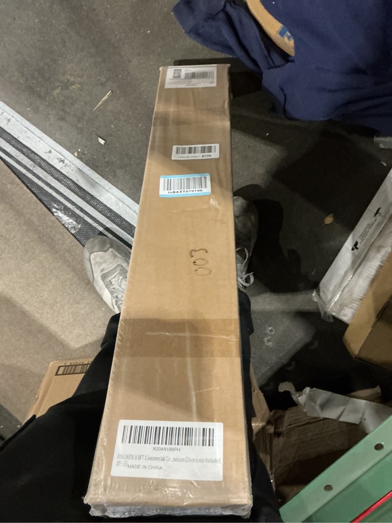 Condition photo showing New/Like New for 5.3FT Commercial Grade Sliding Pocket Door Hardware Track Kit,Top Mount,Heavy Duty,Smoothly and Quite,Easy to Install,Aluminum(Door is not Included)