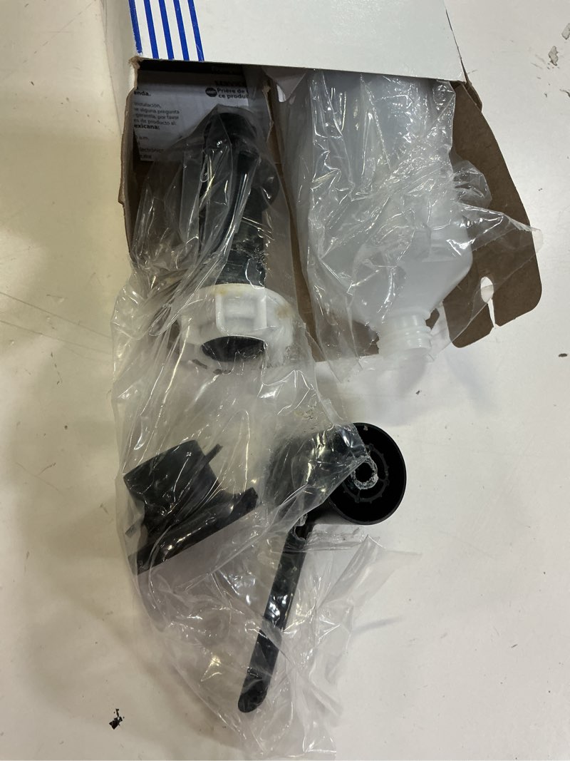 Condition photo showing As Is for moen modern deck mounted lotion or kitchen soap dispenser pump, matte black, 3942bl