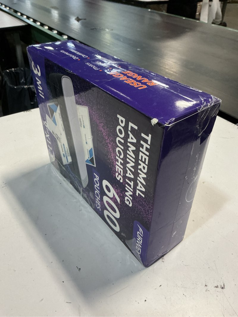 Condition photo showing New/Like New for 600 pack laminating sheets, 3 mil, 9 x 11.5 inches thermal laminating pouches lamination sheet paper for laminator, clear, letter size, office and school supplies