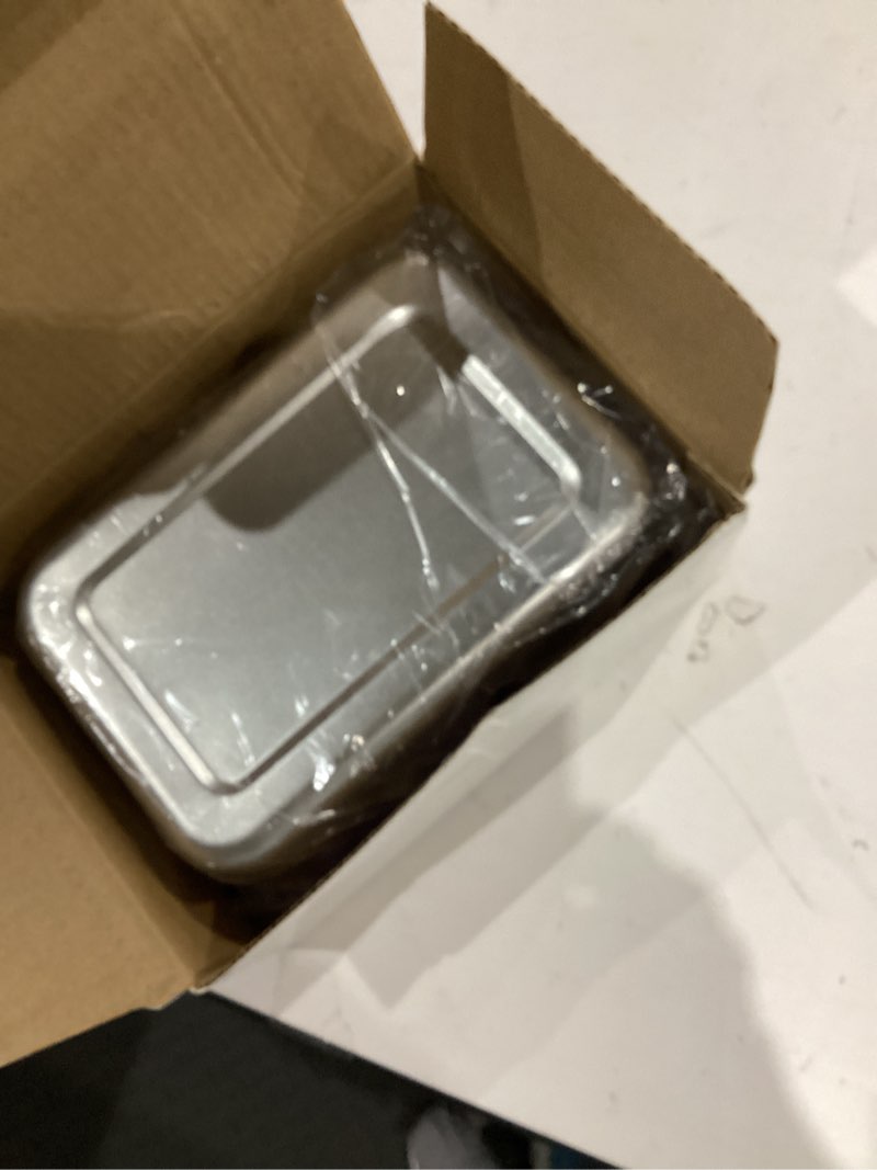 Condition photo showing New/Like New for SOPHICO Stainless Steel 24 OZ Snack Containers for Kids?Food Storage Container with Silicone Lid - Perfect 304 Metal Toddler Lunch Box for Daycare and School, Leak Proof ?Purple? 24oz+8oz*2(Purple)