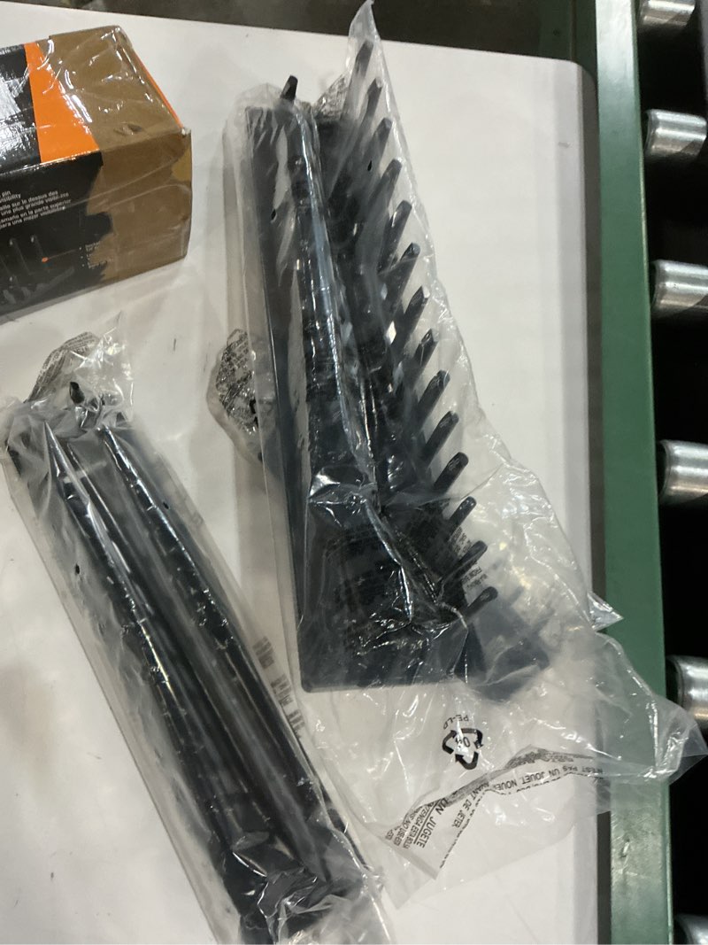 Condition photo showing New/Like New for gearwrench 3 pc. 1/4", 3/8" & 1/2" drive sae socket storage tray set, black - 83118 black sae
