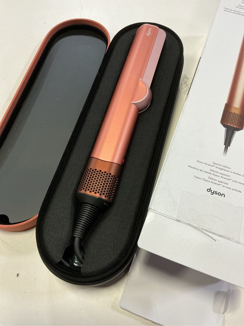 Condition photo showing Working Condition Verified for Dyson Airstrait™ Straightener, Wet to Dry Hair Straightener, No Heat Damage, No hot Plates, All Hair Types