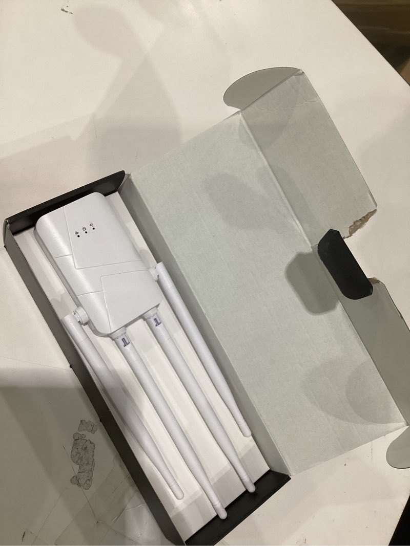 Condition photo showing Good Condition for 2026 wifi extender signal booster for home, 15000sq.ft wireless internet repeater, long range wifi booster and signal amplifier w/ethernet port, wifi router extender support 99% devices, 1-tap setup