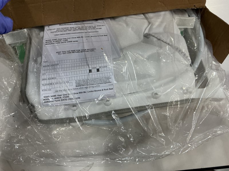 Condition photo showing Good Condition for Ingenuity Keep Cozy 3-in-1 Grow with Me Baby Bouncer Rocker & Toddler Seat - Gray