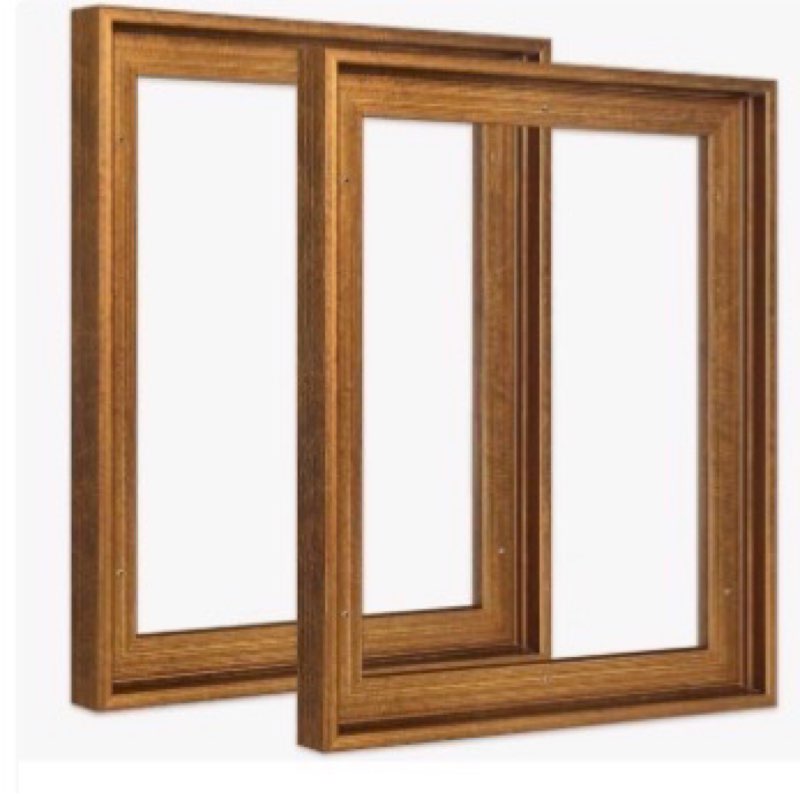 FOLKOR 0.9” Deep Frame for 11x17 Canvas Paintings, 2 Pack Floating Frame for Artists Designers Lands