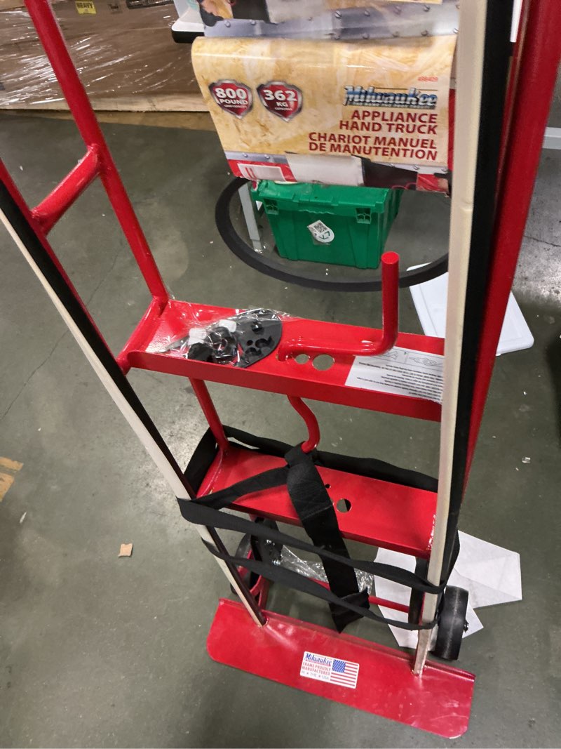 Condition photo showing Good Condition for Milwaukee Hand Trucks 40188 Appliance Truck with Ratchet Belt Tightener