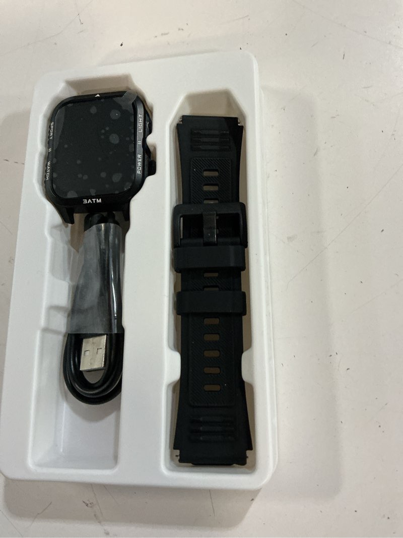 Condition photo showing Good Condition for smart watch for men fitness tracker - professional waterproof bluetooth calling sports watch, sleep monitor, spo2 & heart rate monitor, compatible with android and ios