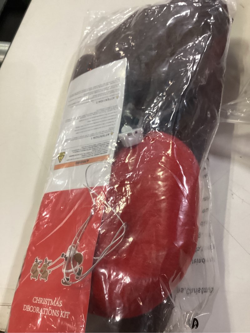 Condition photo showing New/Like New for Christmas Rudolph Reindeer Vehicle Kit,Antlers Car & Nose Decorations, Decor with Jingle Bells and Tail for Truck,Decorate Any Vehicle.
