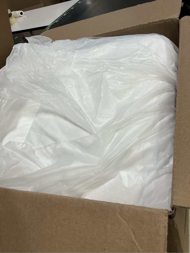 Condition photo showing As Is for dual layer 4 inch memory foam mattress topper queen size, 2" cooling gel memory foam & 2" pillow top bed topper, certipur-us mattress cover for pressure relief, 21" deep pocket, white