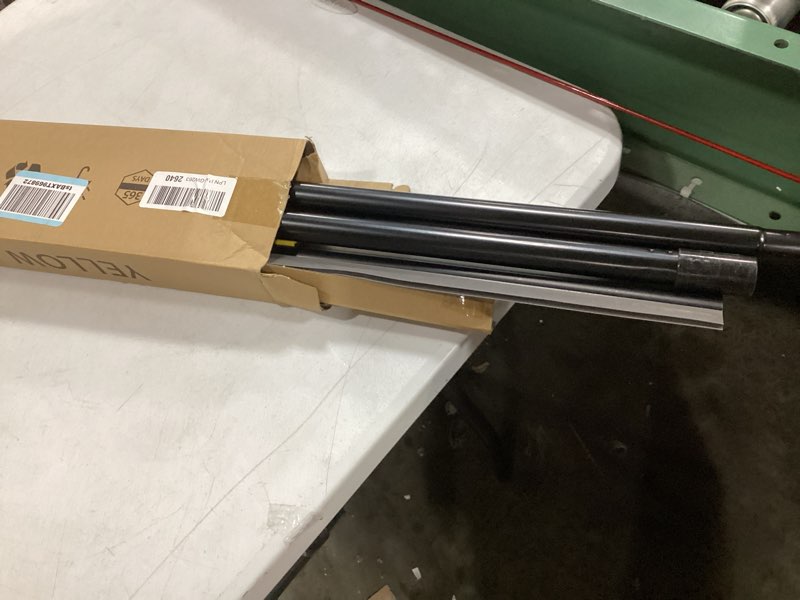 Condition photo showing Good Condition for floor squeegee for concrete, 30'' large rubber broom for tile, 59'' long handle heavy duty water wiper for garage, deck yellow 30''