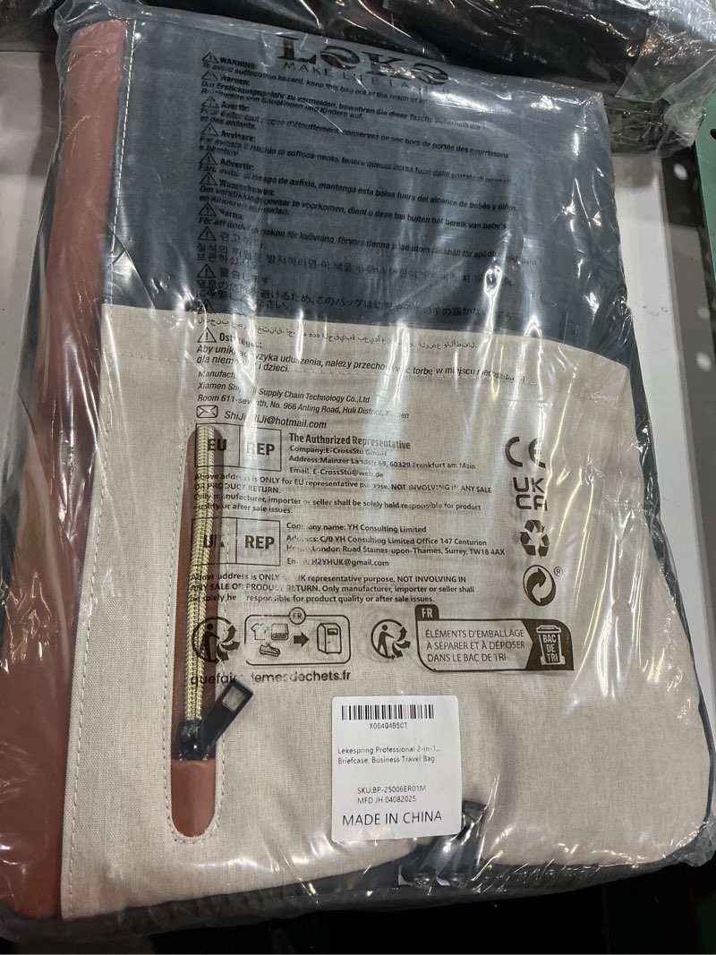 Condition photo showing New/Like New for Travel Laptop Backpack, Large Work Bag for Women Men, Carry On Luggage Suitcase Airline Approved Personal Item Backpack, 17" Waterproof Computer Bag for College Hiking Weekender Essentials