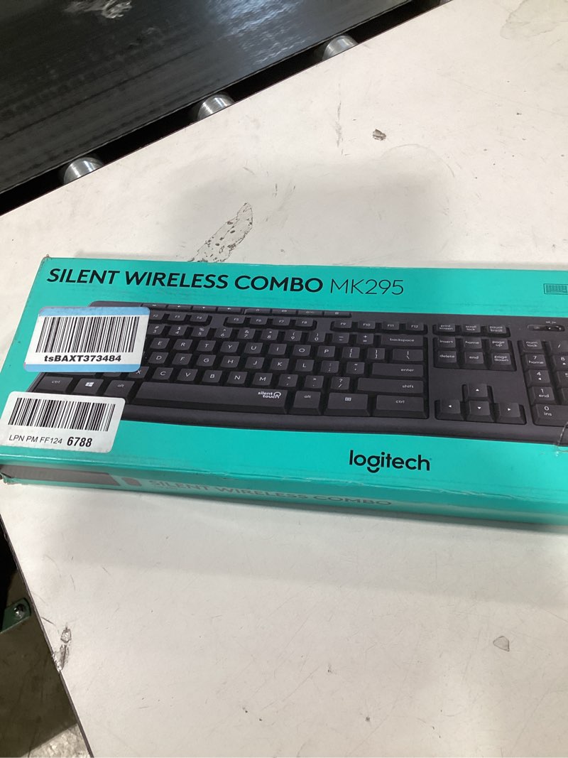 Condition photo showing Good Condition for Logitech MK295 Wireless Mouse & Keyboard Combo with SilentTouch Technology, Full Numpad, Advanced Optical Tracking, Lag-Free Wireless, 90% Less Noise - Graphite