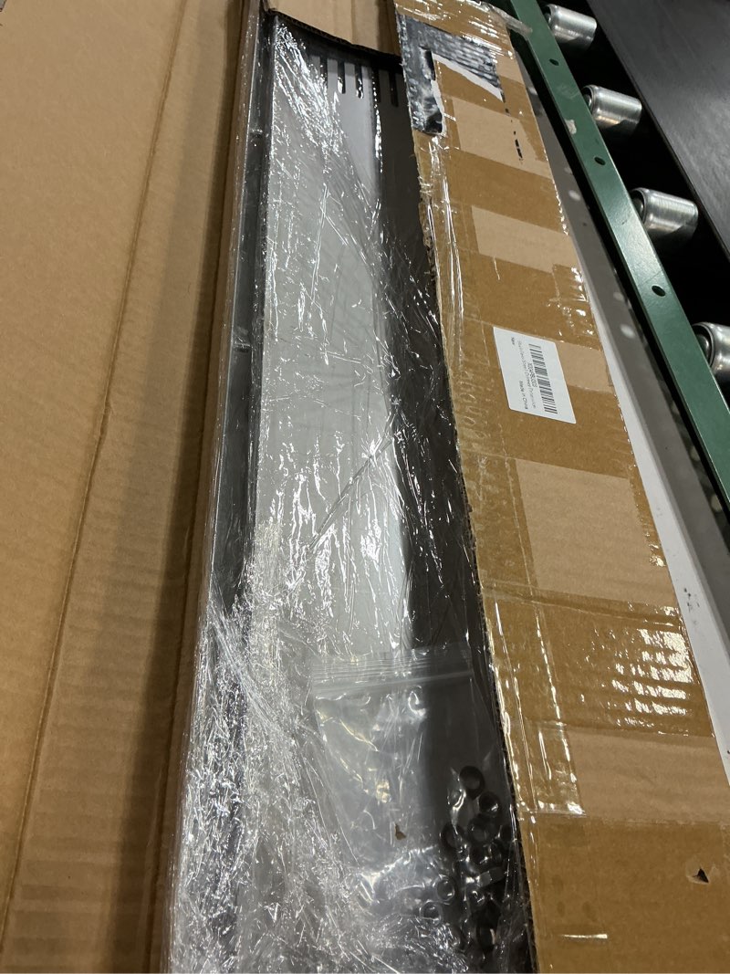 Condition photo showing Good Condition for 31.5" x 8" x 6.7" range hood chimney extension fit for sndoas gd24 gd17 (assembly required), stainless steel range hood extension duct cover (upper piece) silver