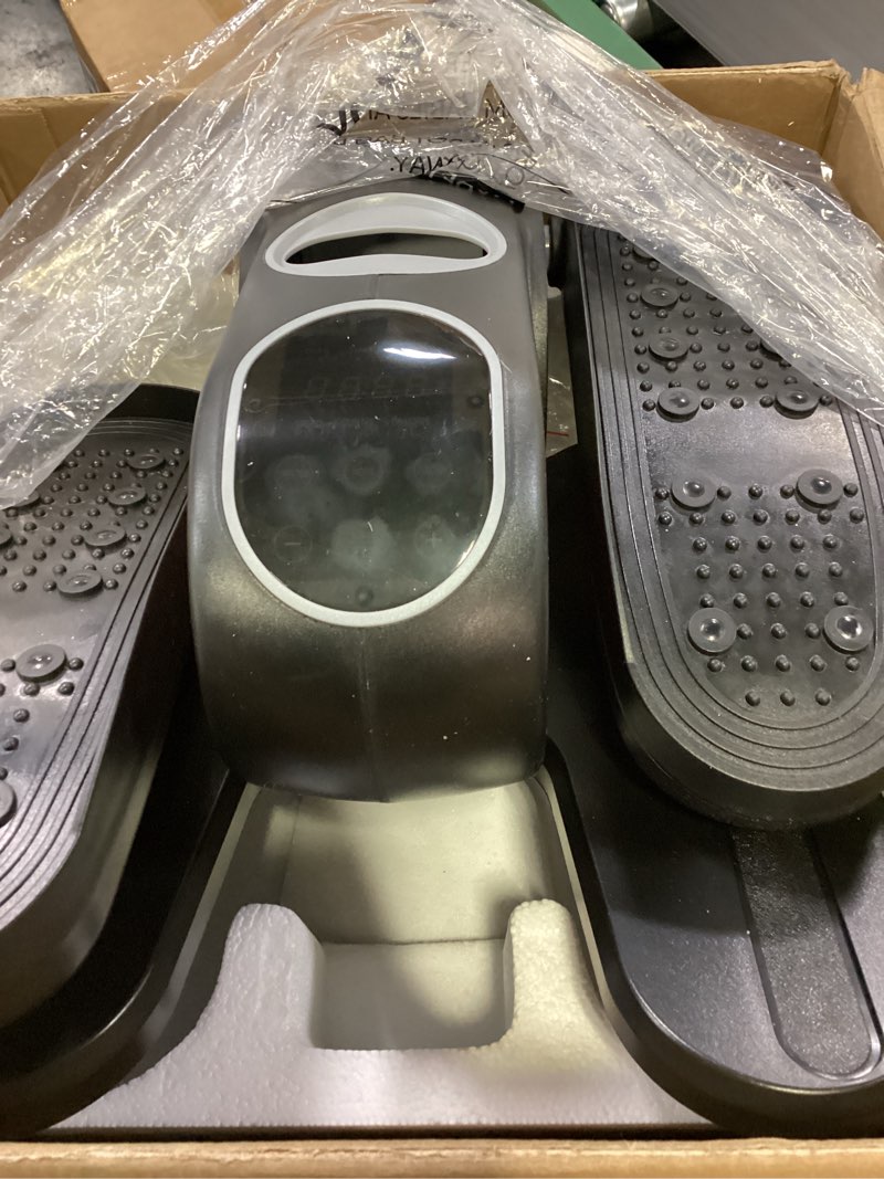 Condition photo showing As Is for MERACH Under Desk Elliptical Machine, Leg Exerciser While Sitting for Seniors with Remote Control & 12-Speeds, Quiet Portable Electric Seated Pedal Exerciser Machine for Home Office