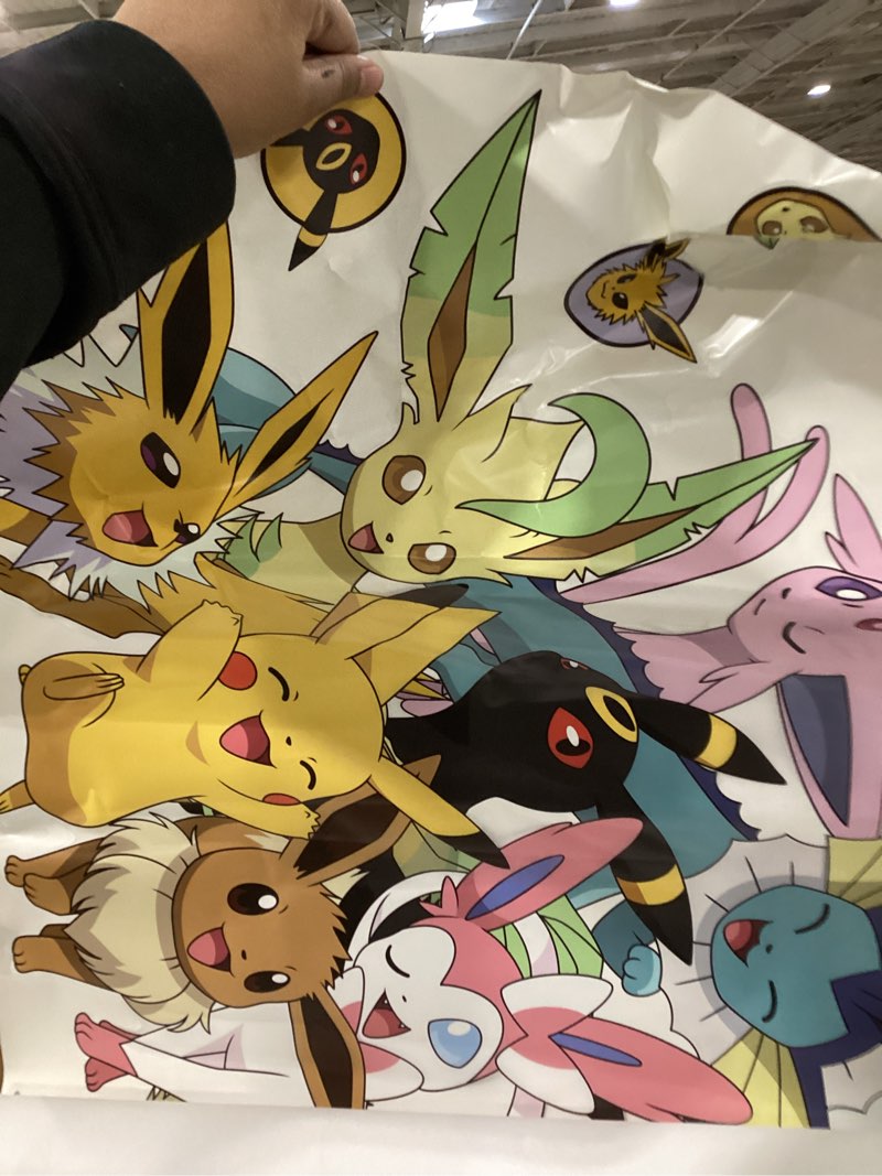 Condition photo showing Good Condition for RoomMates Pokémon Eevee Evolutions Peel and Stick Wall Decals, RMDL5562