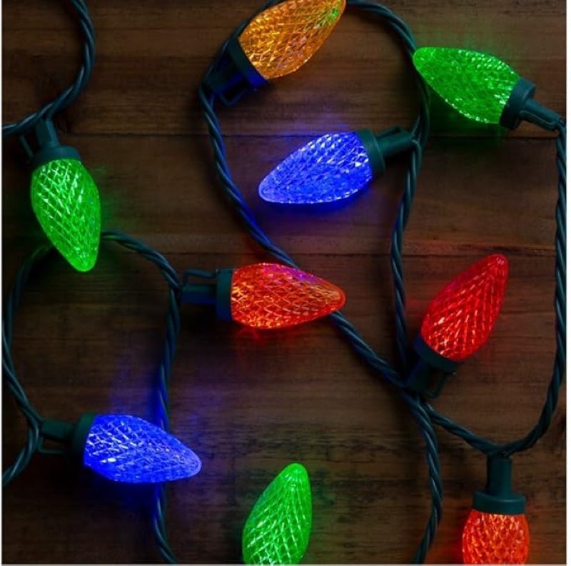 GE 75-Count LED C9 Multicolor 91145LO LED Staybright Christmas String Lights Energy Star