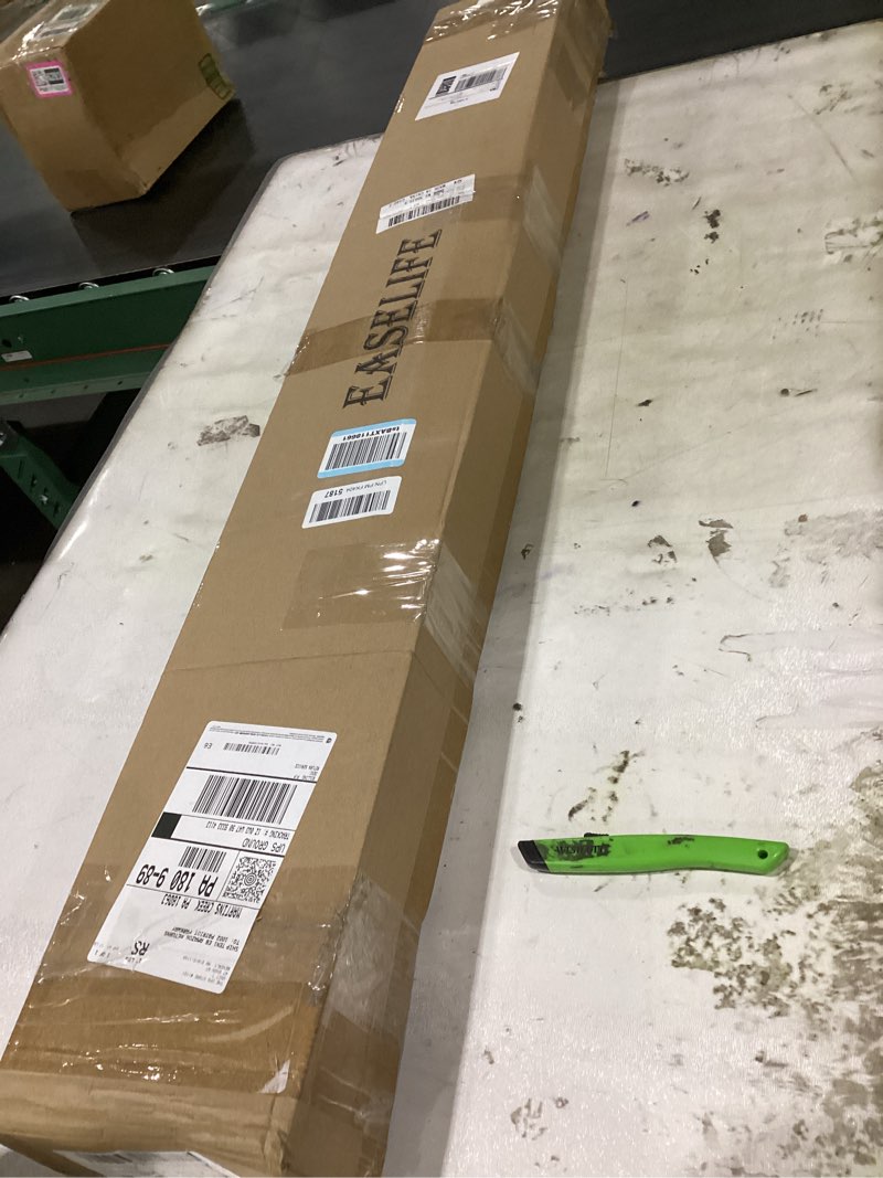 Condition photo showing New/Like New for EaseLife 10 FT Double Sliding Barn Door Track and Handle Hardware Kit,Straight Pulley,Slide Smoothly