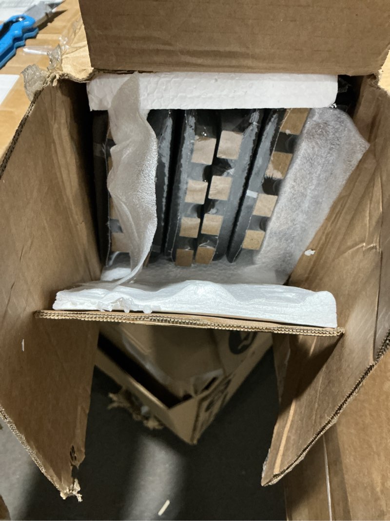 Condition photo showing Good Condition for NeatiEase Wood Wall Panels, 9 Feet Acoustic Slat Wall Panels for Interior Wall Decor and Noise Reduction, Decorative Slat Wall Paneling, Gray Oak, 6-Piece 6pcs - 108x4.72in Gray