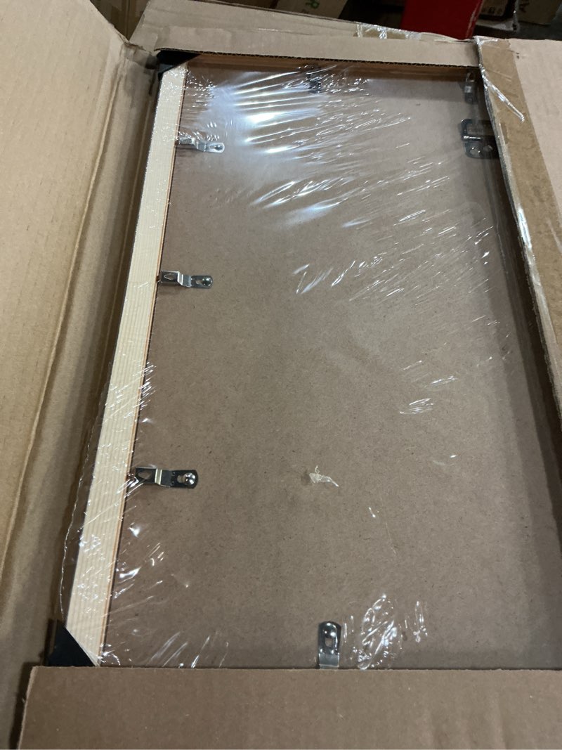 Condition photo showing New/Like New for wood 16x16 frame gold, ornate natural 16x16in poster picture frame, modern golden 16 x 16inch gallery wall photo frame with hd plexiglass, horizontal vertical wall mounting display 1pcs gold 16x16