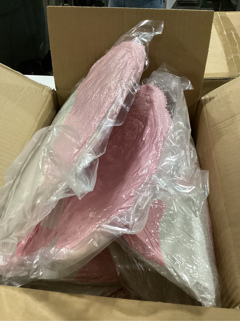 Condition photo showing New/Like New for Lanpn Christmas Candy Pillows Set of 4, Christmas Decoration Winter Throw Pillows Soft Fleece Cute Long Lumbar Candy Cane Bow Lollipop Peppermint Cushion for Sofa Bedroom Xmas Decor (Pink) Pink Candy / 4pk
