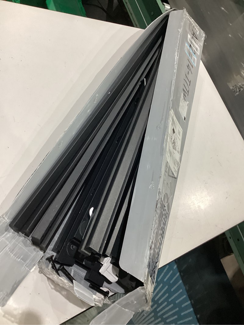 Condition photo showing As Is for new jeto metal bed frame,twin size bed frame with storage space,heavy duty sturdy mattress foundation,easy assembly,no box spring needed, black,14 inch,twin twin 14 inch