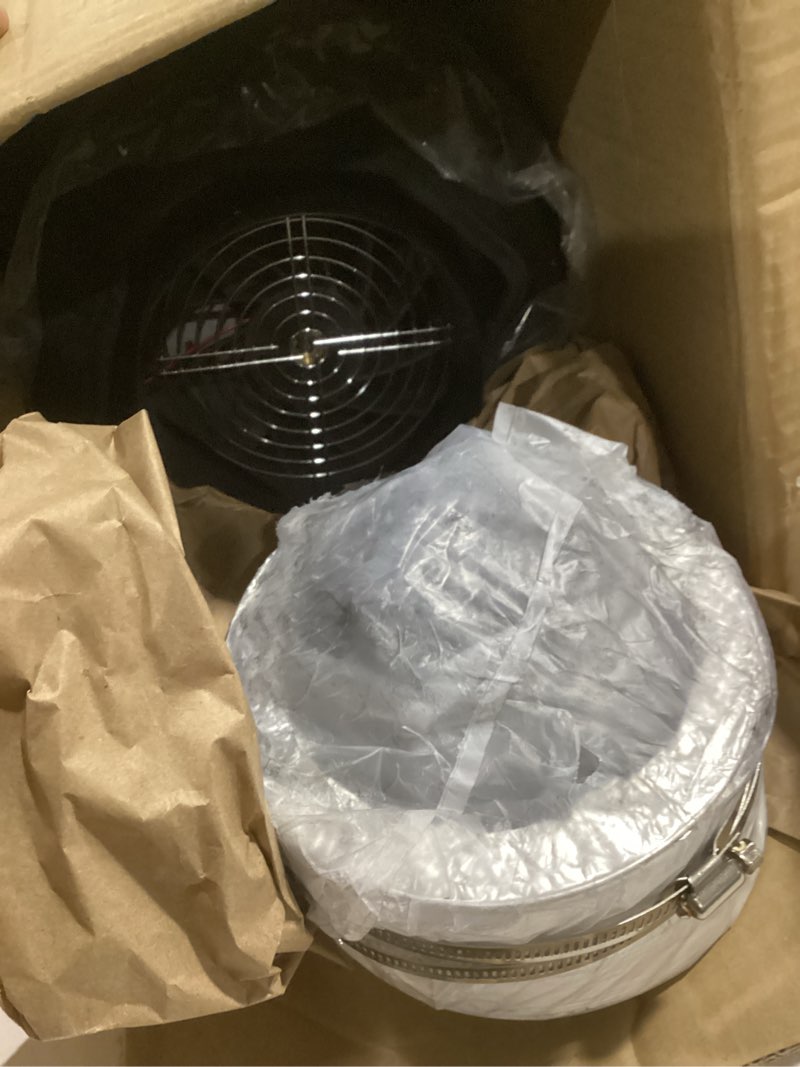 Condition photo showing Good Condition for MELONFARM 2-in-1 Air Carbon Filter Smelliness Control 6 inch with Australia Virgin Charcoal, Built-in 14cm Fan with Low Noise, and Ducting Combo, Air Cooling and Filtration Kit for Grow Tent