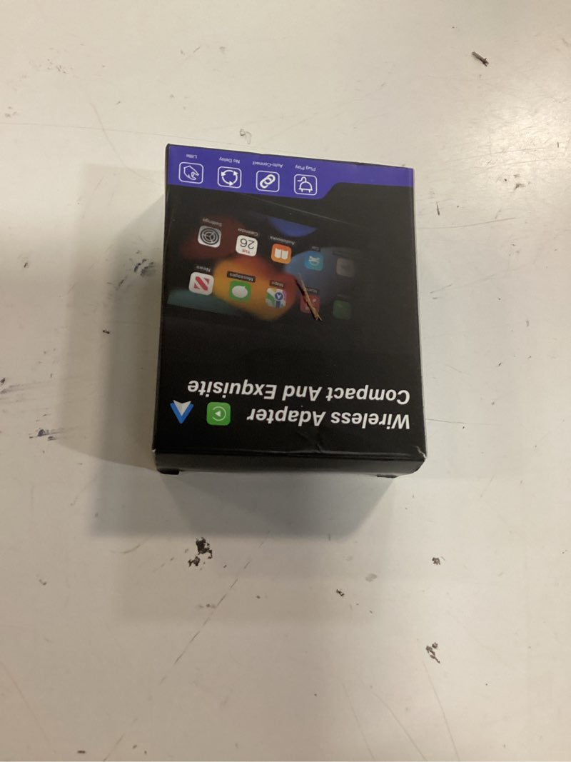 Condition photo showing New/Like New for 2026 aimoon wireless carplay for carplay ?android auto, mini size wired to wireless carplay, plug & play, fast & stable connection, car play dongle compact with usb/usb-c (silver, mini size)
