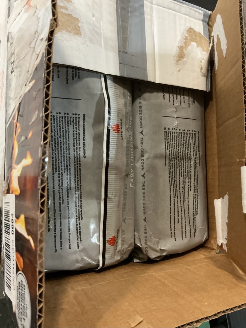 Condition photo showing New/Like New for Pine Mountain Quantum 2.5 Hour Easy-Light Firelogs, 4 Count Solid Fire Fuel