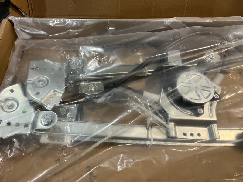 Condition photo showing New/Like New for front driver side power window regulator with motor replacement for ford f150 2004 2005 2006 2007 2008 (standard or crew cab), 06 07 08 lincoln mark lt, left, 741-428