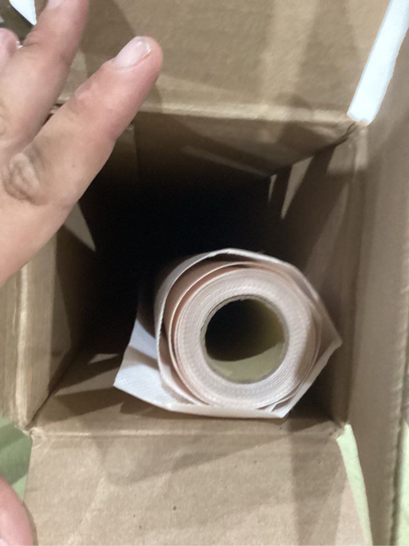 Condition photo showing As Is for teacher created resources blush better than paper® bulletin board roll, 4 feet x 12 feet 4 foot x 12 foot roll