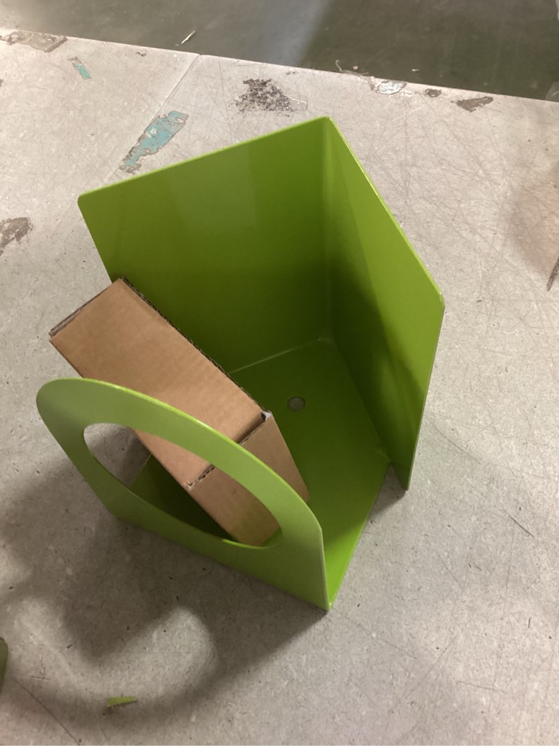 Condition photo showing Good Condition for Mosaic Birds Recycled Glass & Metal Bird Feeder Outdoor - Hanging Bird House Feeder for Oriole  Finch - Lime Green