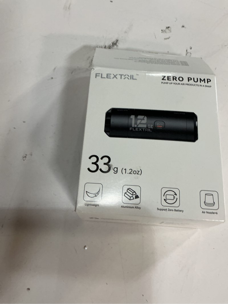 Condition photo showing Good Condition for flextailgear zero pump air pump for inflatables, 1.2 oz ultra-mini electric air pump portable air mattress pump, rechargeable air pump for pool floats air bed air mattress