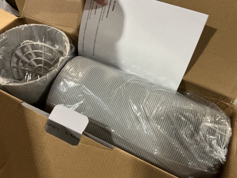 Condition photo showing Good Condition for portable air conditioner window vent kit, adjustable window seal with 5.9 inch diameter, 59 inch length exhaust hose for a/c unit universal for sliding horizontal or vertical window 5.9" diameter kit & exhaust hose 59" length