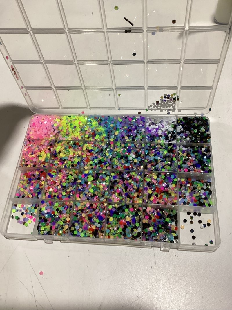 Condition photo showing Good Condition for colorful diy resin rhinestone kit for bedazzling,resin jelly rhinestones for bedazzling,multicolor flatback gems for diamond art 3pcs jewelry glue for bedazzled nail art (24000)