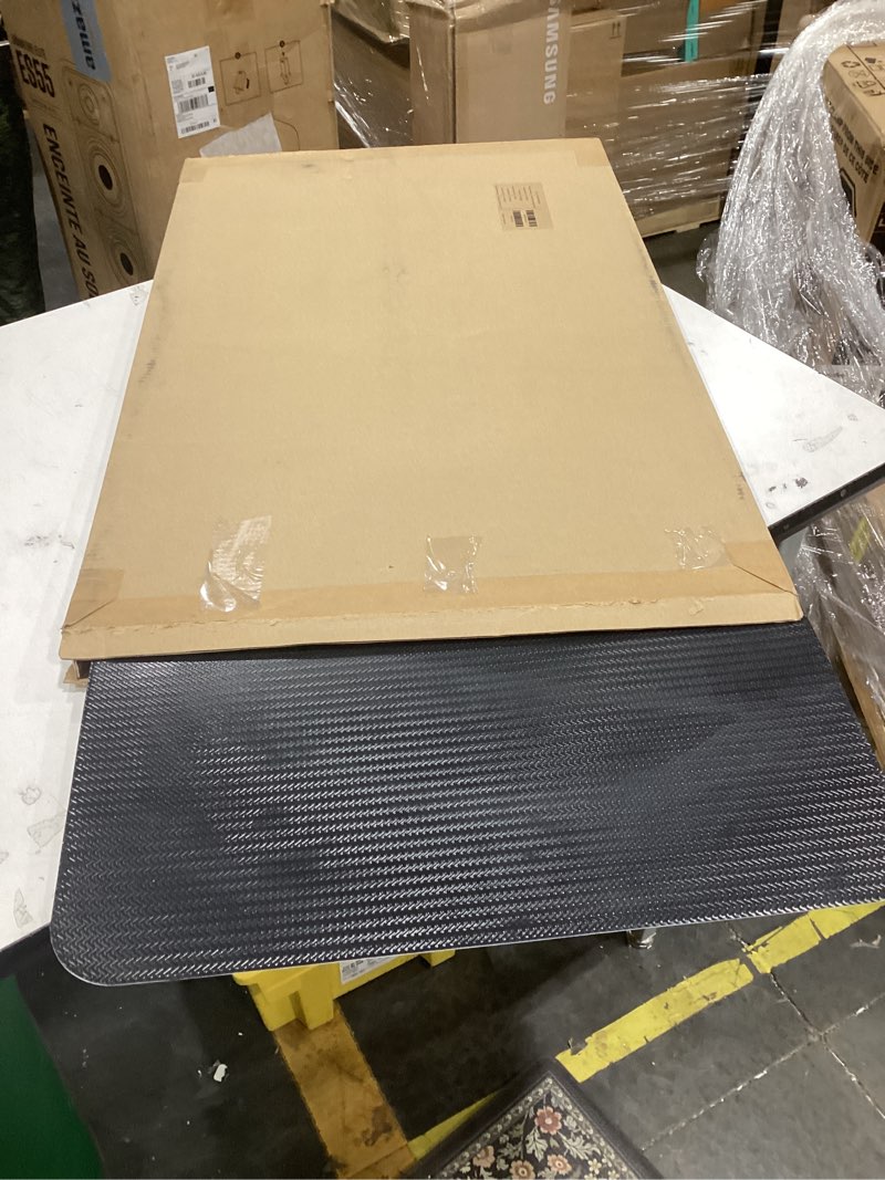 Condition photo showing As Is for house of noa nama standing mat – anti-fatigue cushioned kitchen mats for floor | ergonomic bounce-back foam kitchen mats | anti-fatigue mats for kitchen & standing | georgia clay | 22"x36" clay 36"l x 22"w x 0.8"th