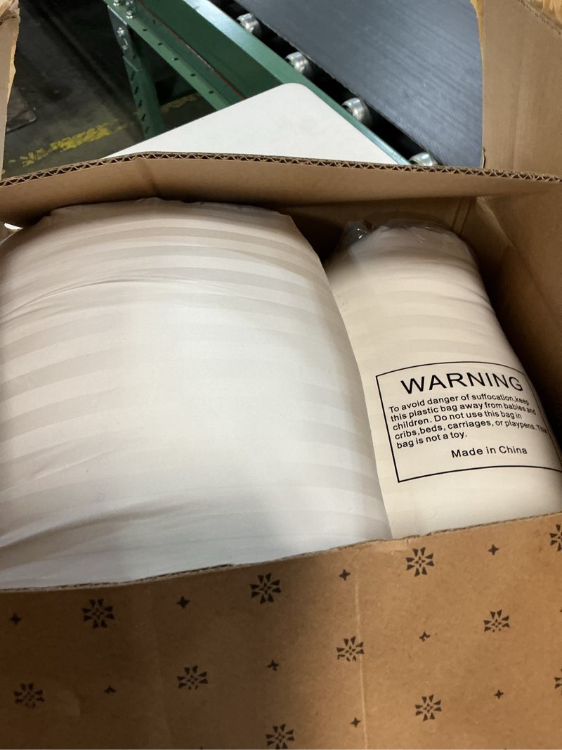 Condition photo showing Good Condition for beckham hotel collection bed pillows king size set of 2 - down alternative pillow for back, stomach or side sleepers king white