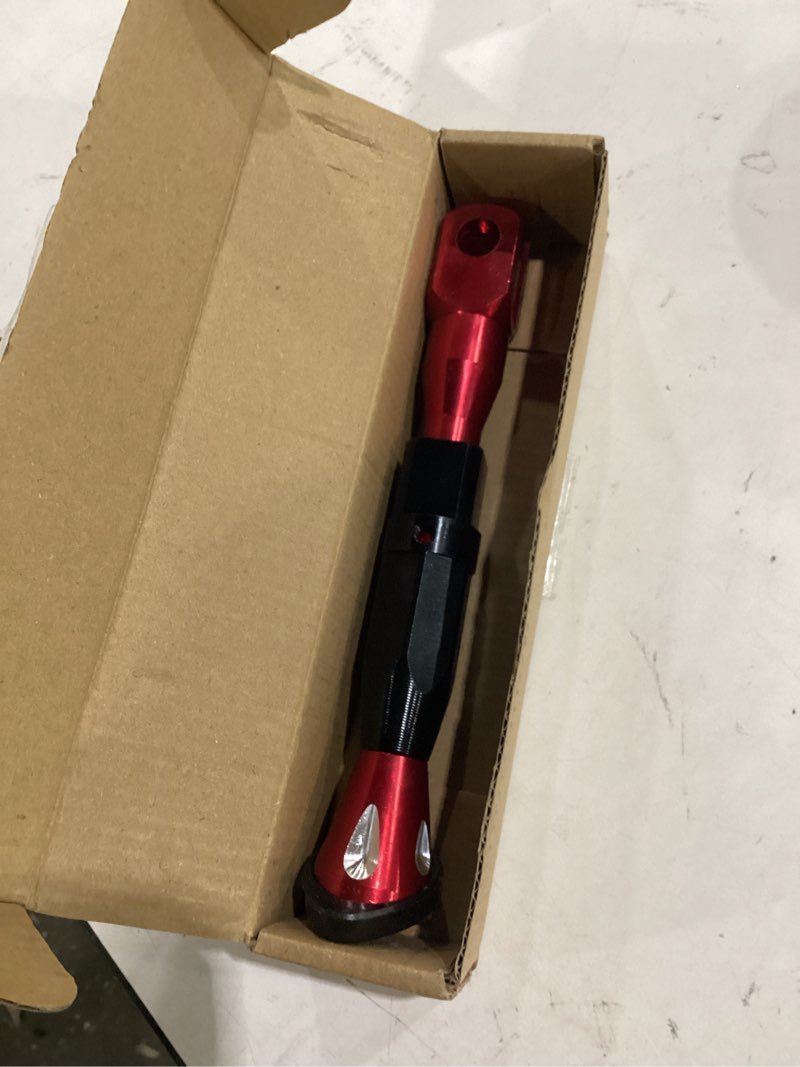 Condition photo showing Good Condition for motoforti universal adjustable kickstand side support stand set for motorcycle cnc aluminum alloy red black