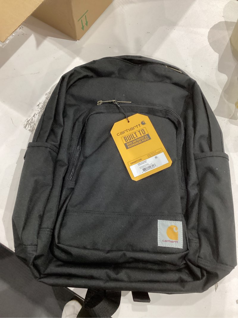 Condition photo showing Good Condition for carhartt 25l classic laptop backpack, durable water-resistant pack w/ 15" laptop sleeve and multiple organizational compartments, pfas free, black pfas free black