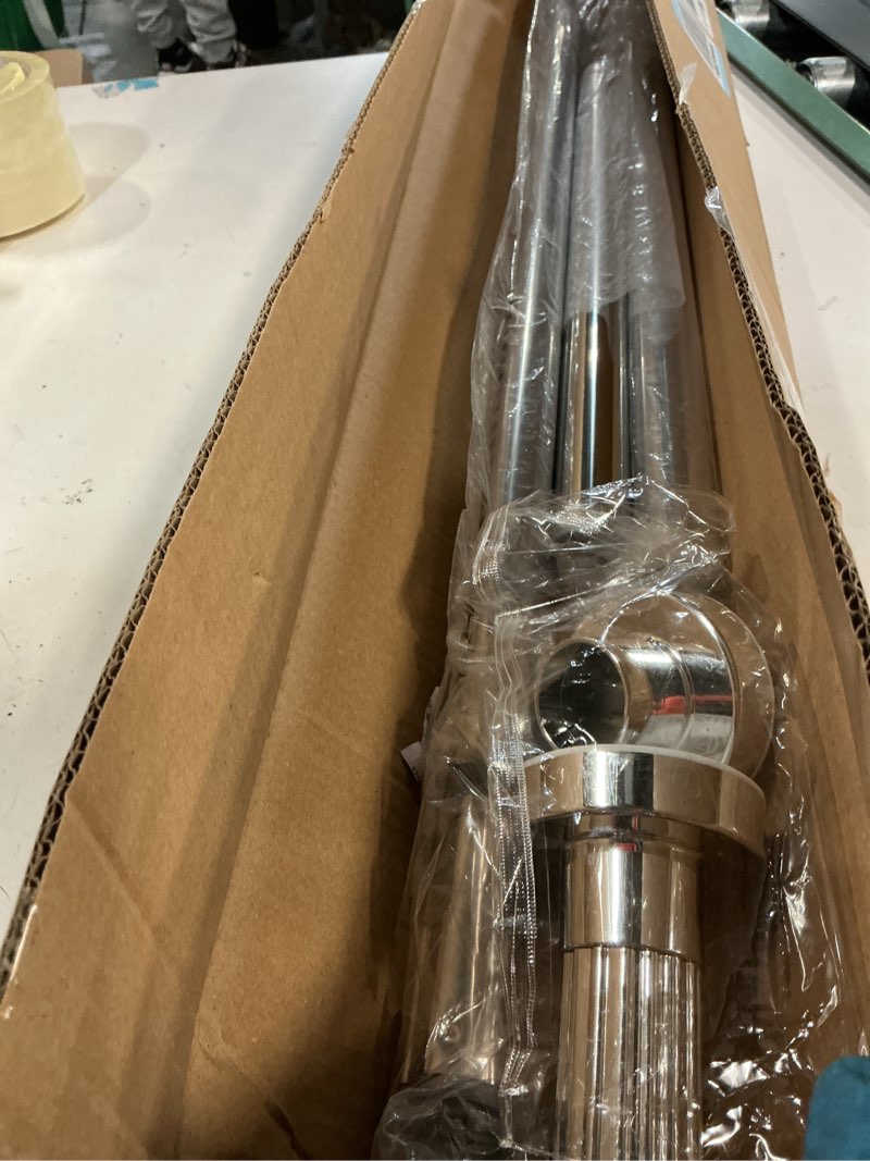 Condition photo showing Good Condition for aizesi 41-100 inch heavy duty silver tension curtain rod - no drilling, adjustable, rust-proof for outdoor, living room, bathroom silver 41" to 100"
