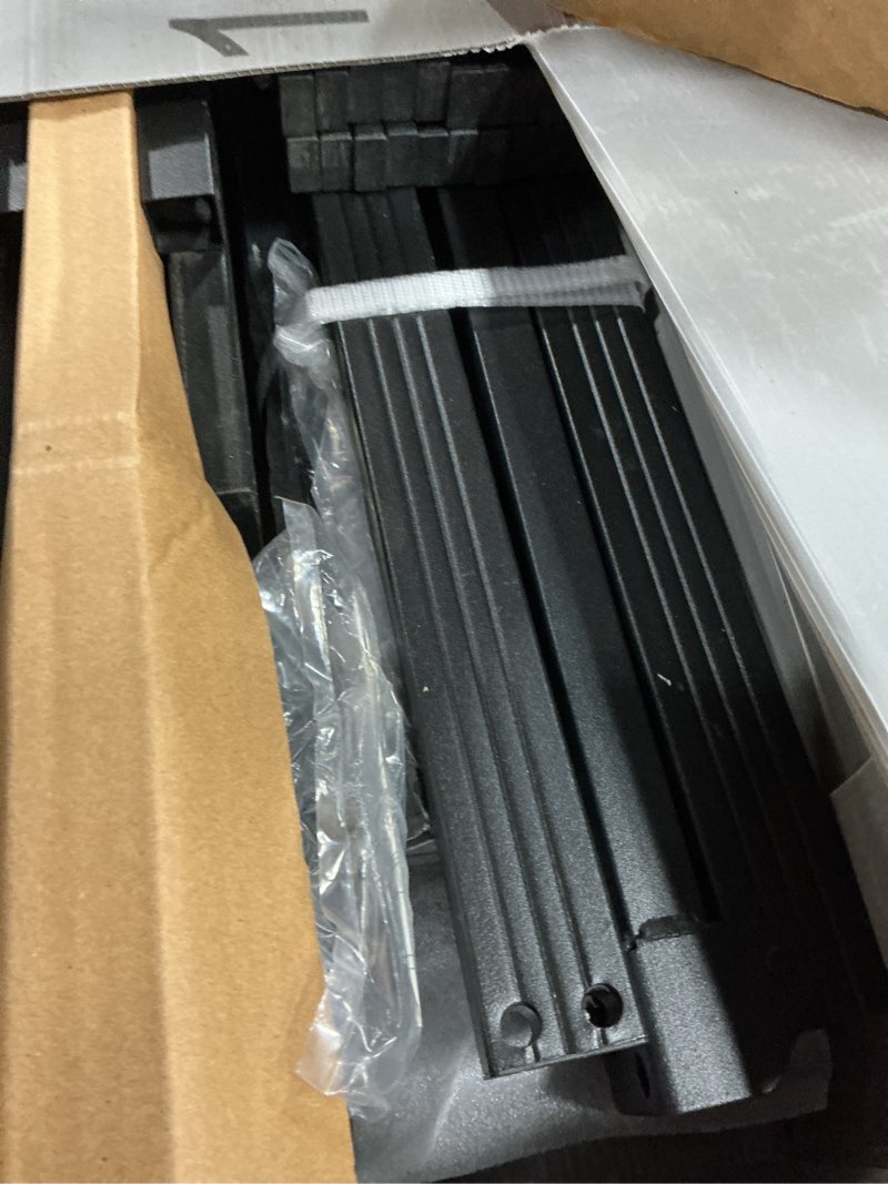 Condition photo showing New/Like New for 12 inch high heavy duty full size bed frame metal, platform bed frame full size no box spring needed, noise free, easy assembly, black full 12 inch