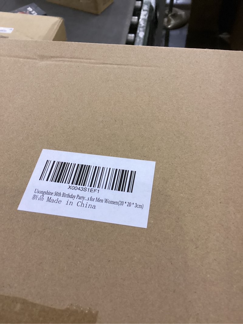 Usongshine11.8 Inch Gold Glitter Number Birthday Party Decorations, 50th Centerpiece Table Shining G