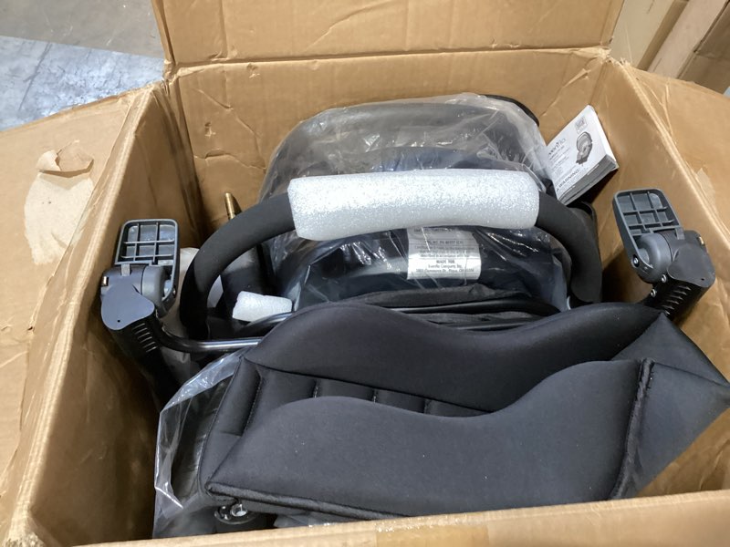 Condition photo showing Good Condition for evenflo pivot modular travel system with litemax preemie and infant car seat (casual gray) casual gray pivot modular travel system with litemax infant car seat new side impact