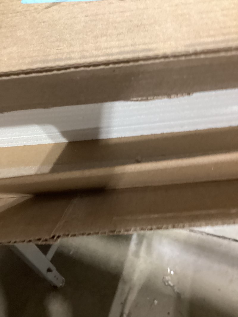 Condition photo showing Good Condition for 2ft x 2ft Drop Ceiling Tiles?Smooth White PVC Ceiling Panel 24 x 24in. Waterproof, Washable and Fire-Rated - Reusable - High-Grade PVC to Prevent Breakage-Package of 12 Tiles White 2ftx2ft