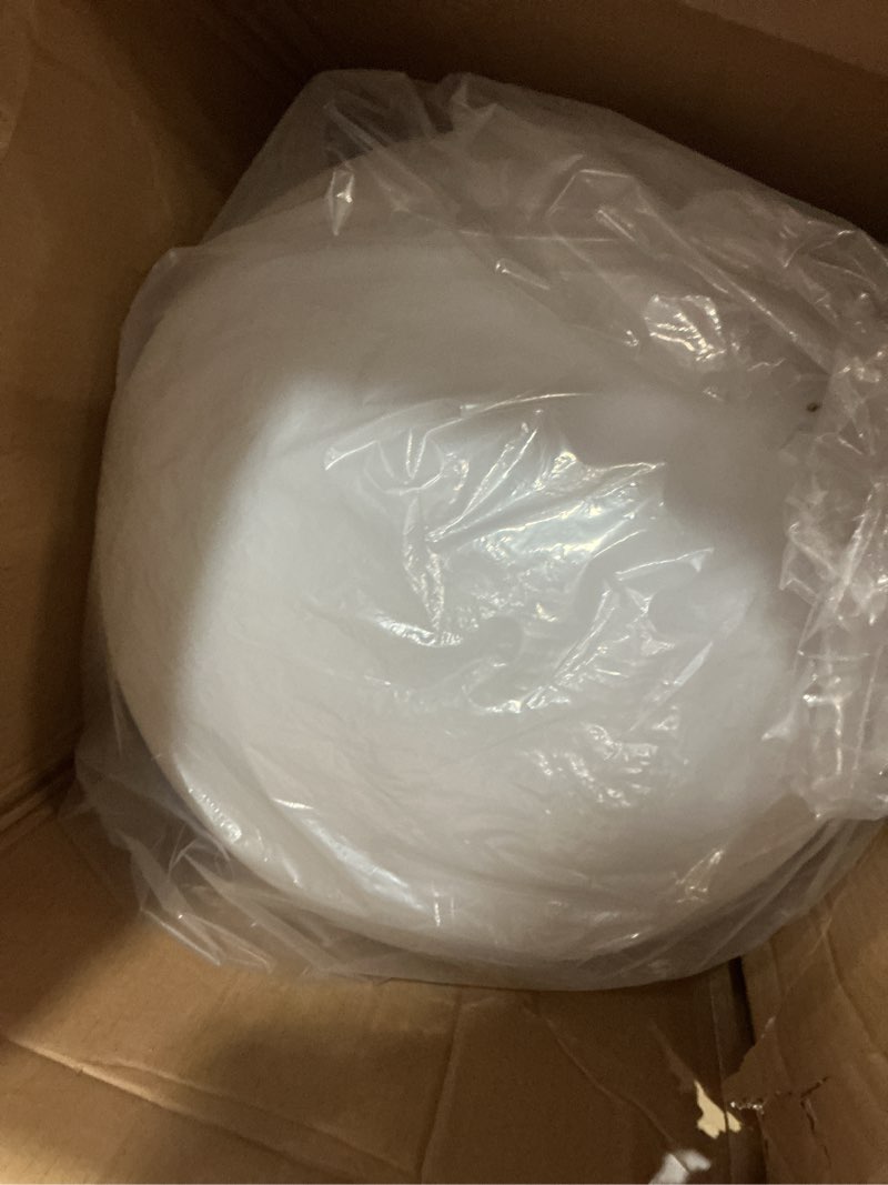 Condition photo showing Good Condition for 20-in led glowing ball light, large rechargeable led globe orb light w/remote, dimmable rgb color changing globe floor lamp, indoor/outdoor waterproof mood lamp for home garden patio lawn party decor 20-inch